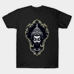 Gothic Buddha Silhouette T-Shirt